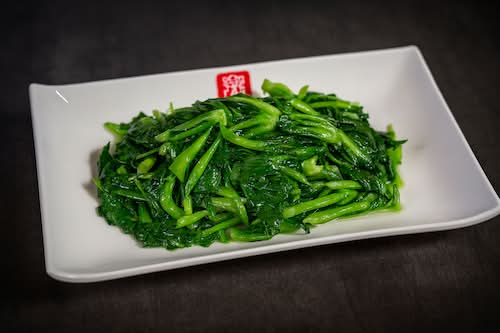 Stir-Fried Seasonal Vegetables (Plain/Garlic) / 例牌清/蒜炒時菜
